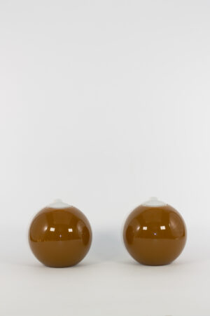 mg emozioni portacandele sfera ball testa di moro traslucido luxury