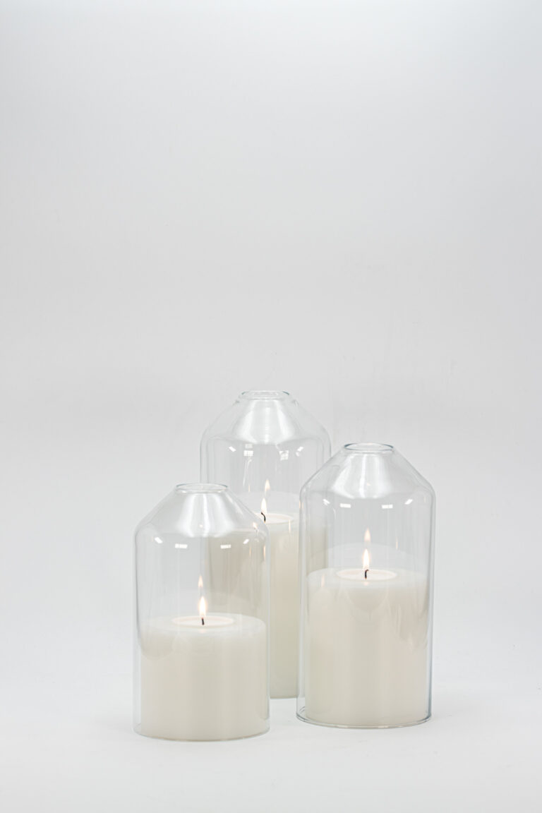 mg emozioni ivory light portacandele luxury regalo ristorante