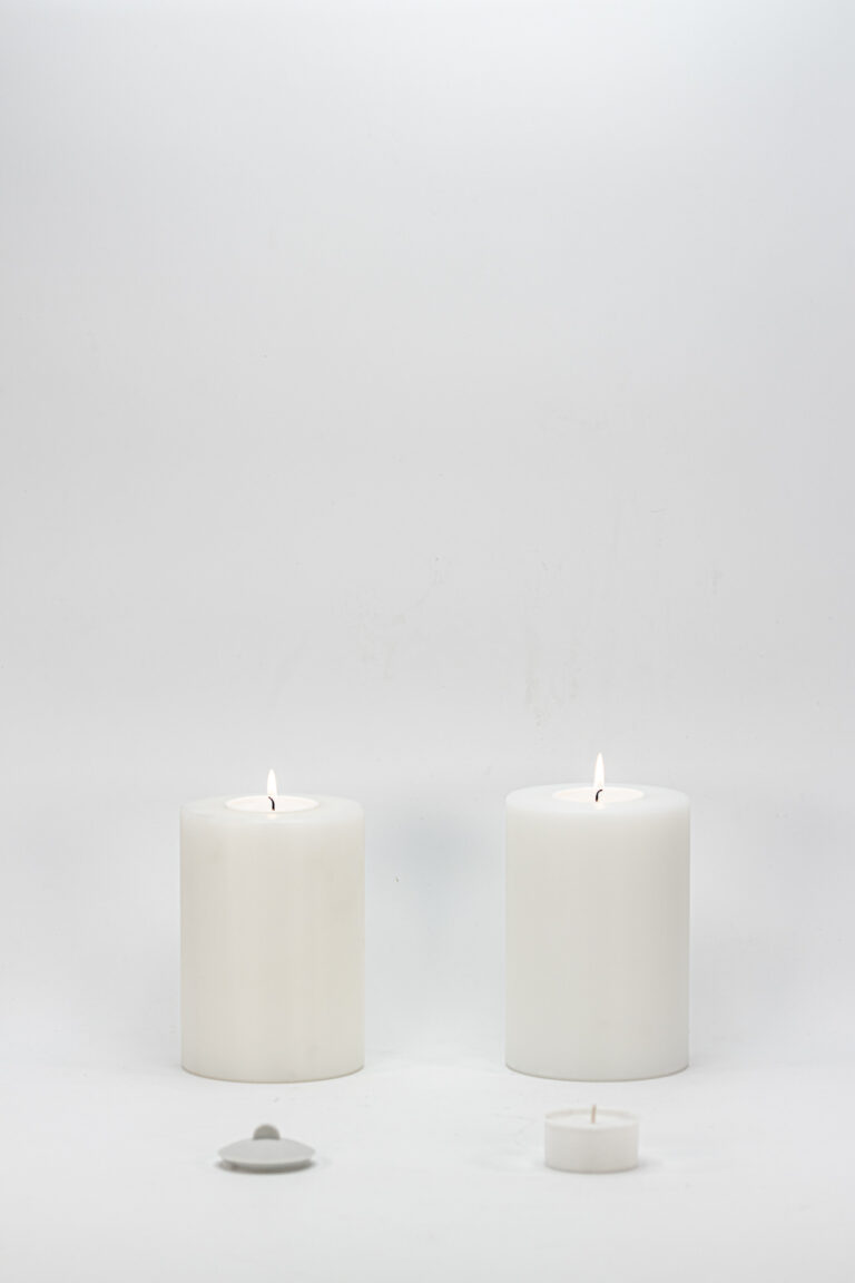 mg emozioni ivory light portacandele luxury regalo ristorante