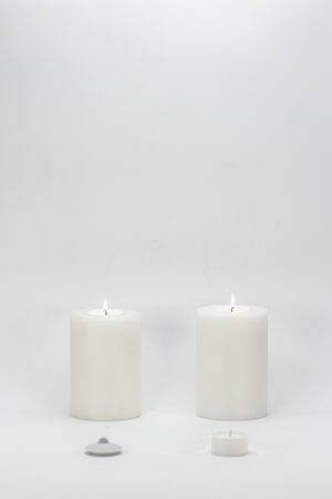 mg emozioni ivory light portacandele luxury regalo ristorante