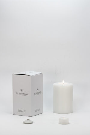 mg emozioni ivory light portacandele luxury regalo ristorante