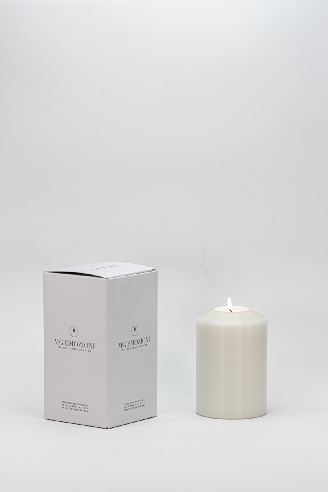 mg emozioni ivory soft portacandele luxury regalo atmosfera