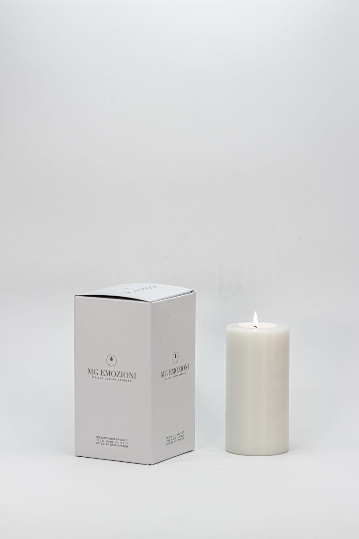 mg emozioni ivory light portacandele luxury regalo ristorante