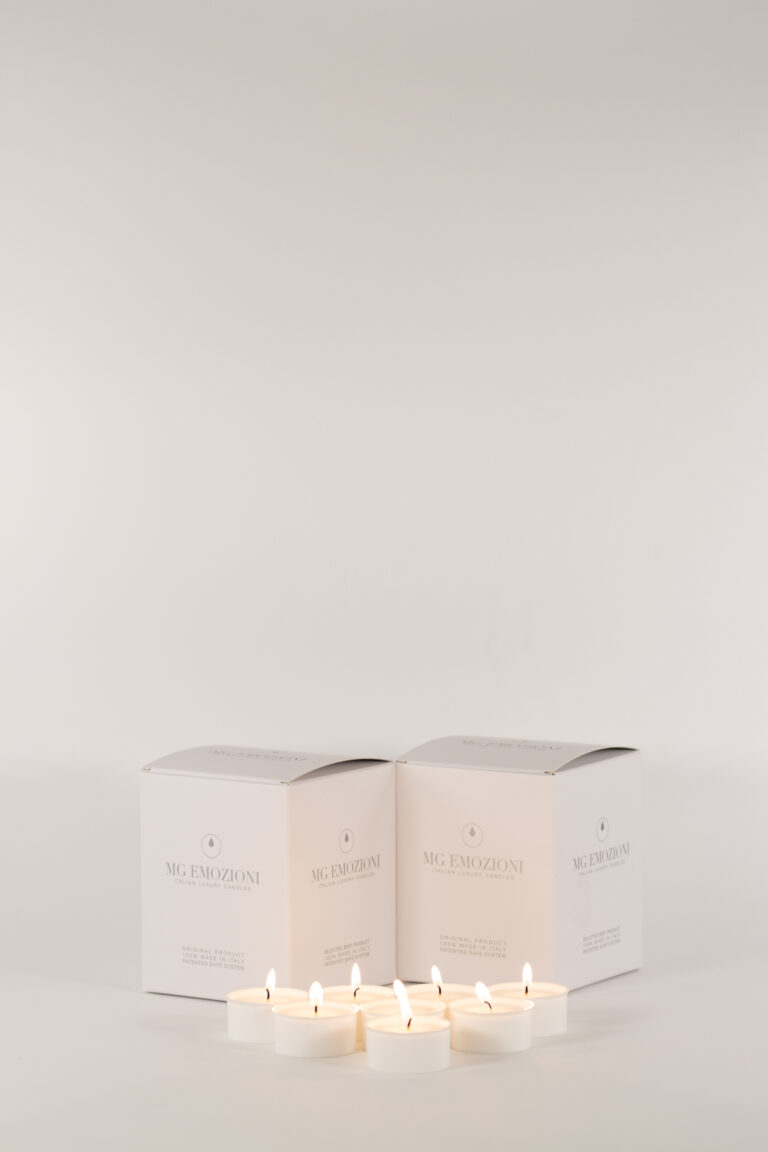 mg emozioni ricarica tea-light lumini portacandele luxury accessori sicurezza
