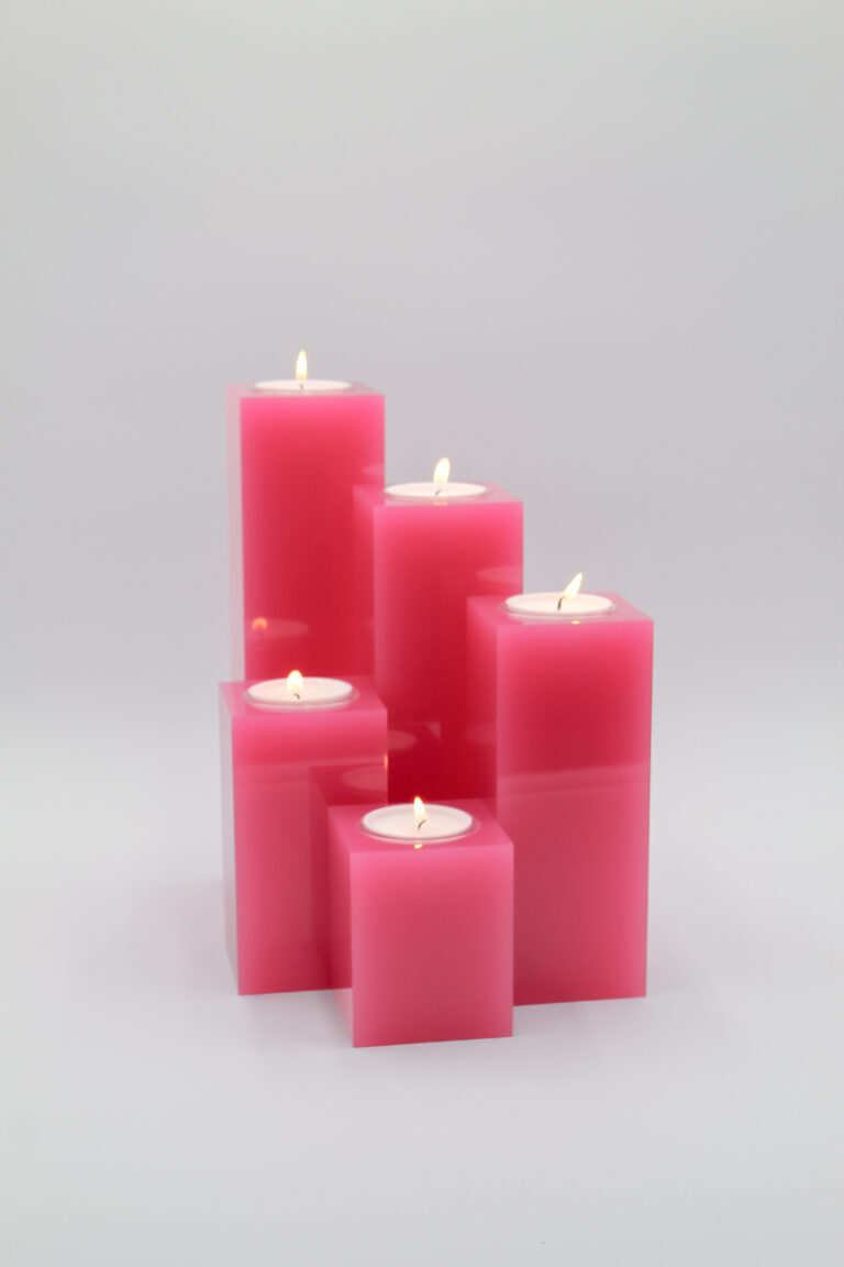 laccati column composizione natale candele