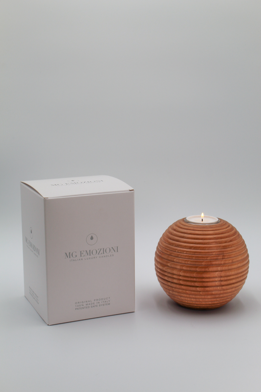 wood legno holdercandles made in italy mg emozioni