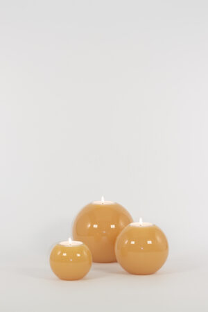 mg emozioni portacandele sfera ball avorio traslucido luxury