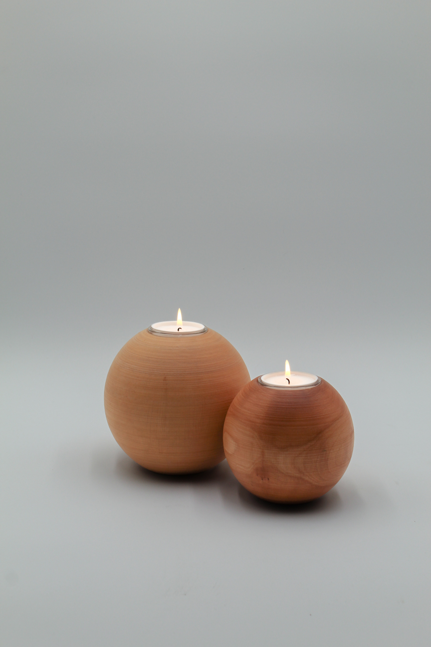 wood candele in legno per arredo